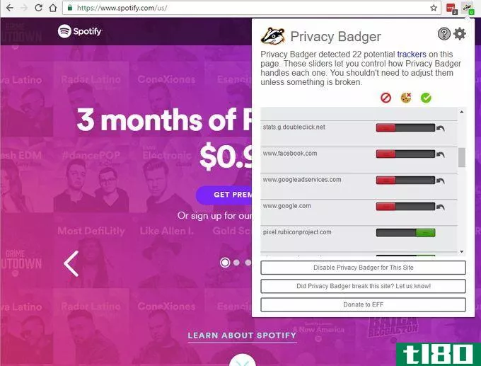 spotify_privacy_badger_screenshot