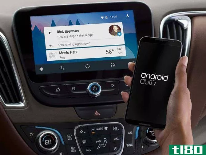 Android Auto and Facebook Messenger