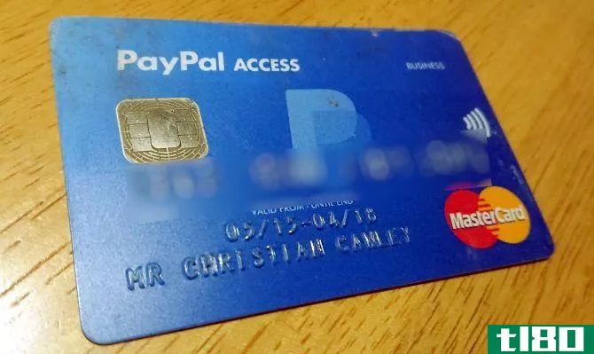 By goods on Amazon with a PayPal Access Card