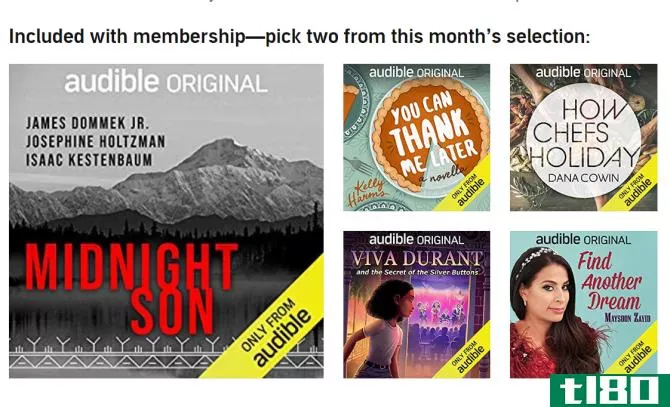 Audible Originals Monthly Selection