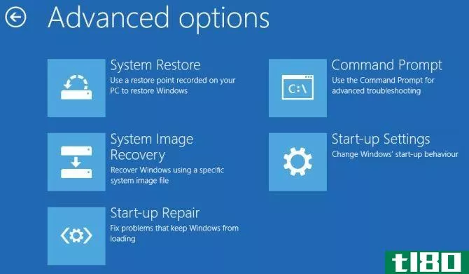 windows 10 advanced startup settings