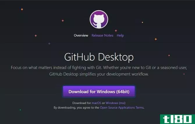 Download Page for GitHub Desktop