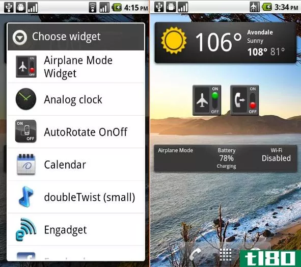 Auto Airplane Mode Widget Android