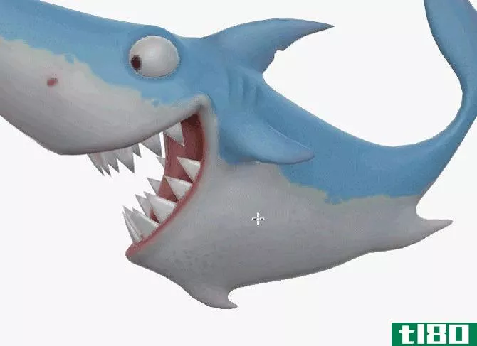 shark paint 3d example