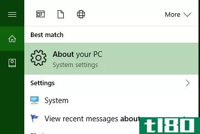 Finding Windows 10 Build Version About PC