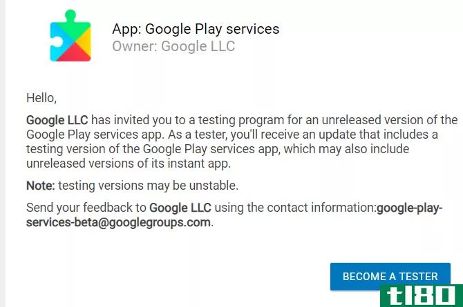 become a google play tester