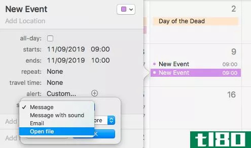 calendar event automate email 
