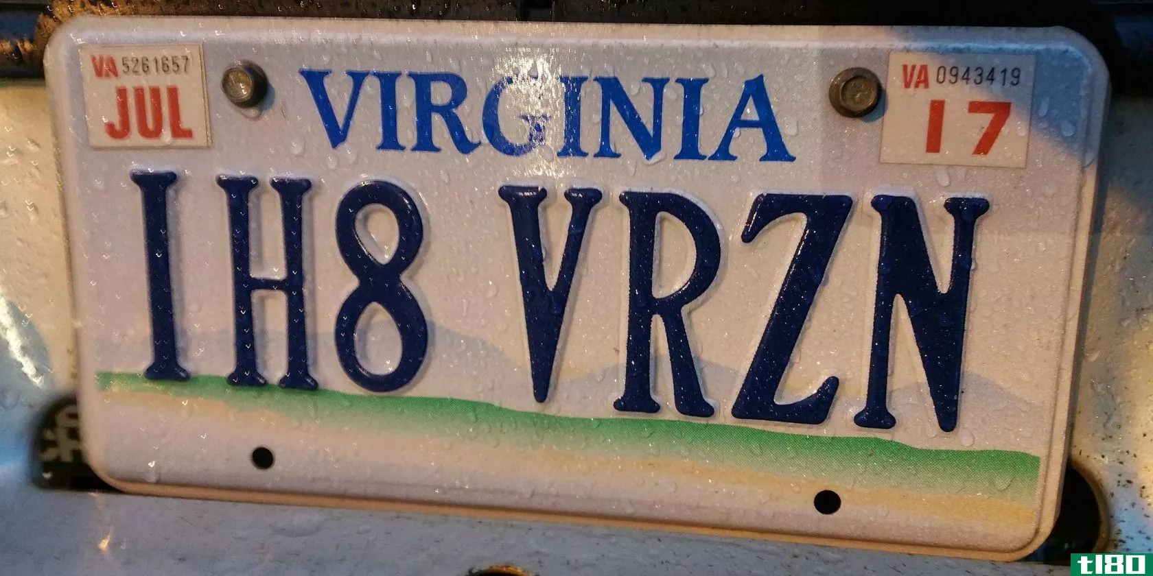 verizon-hate-license-plate