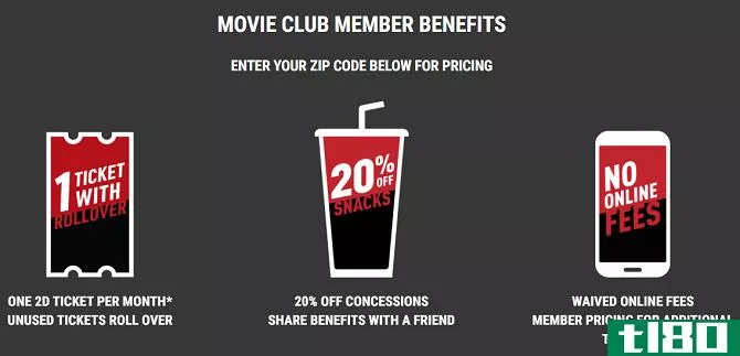 MoviePass alternatives - Cinemark Movie Club