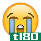 crying emoji emoticon