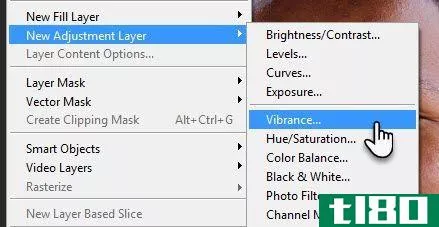 Create a Vibrance Adujstment Layer