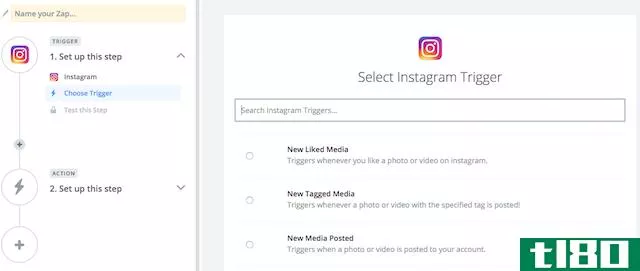 Instagram Download Likes Choose Trigger Step 1