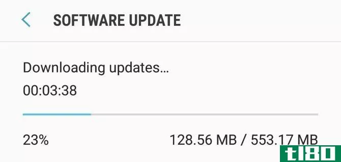Updating Android operating system
