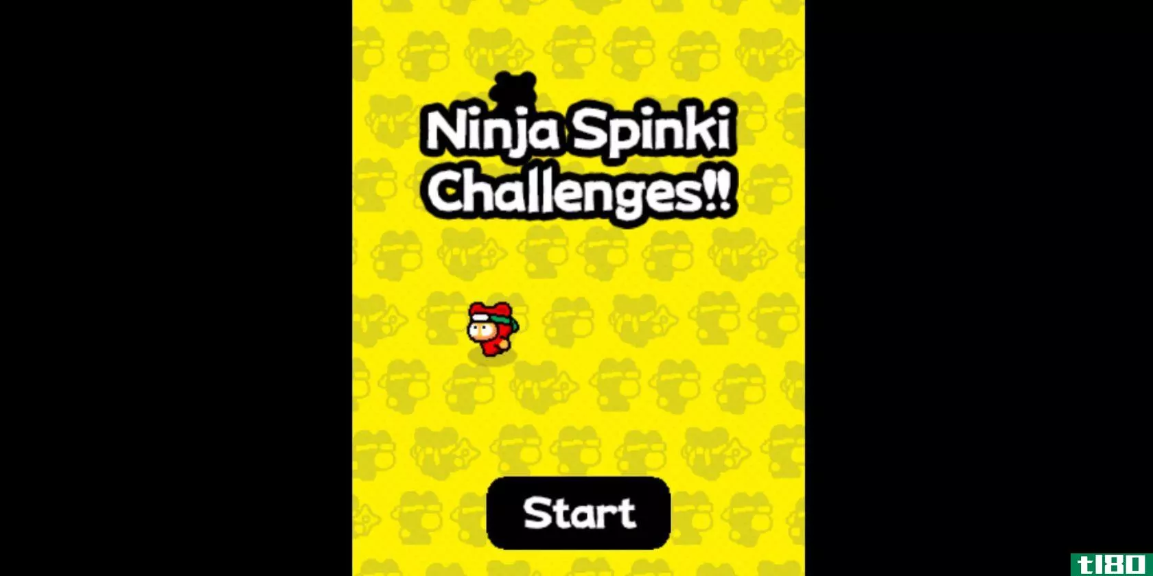 ninja-spinki-challenges-start-screen