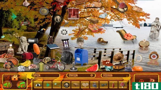 Hidden Objects Thanksgiving Puzzle iPhone