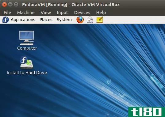 Run Fedora in a virtual machine
