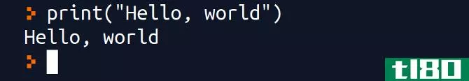 Hello World in Python