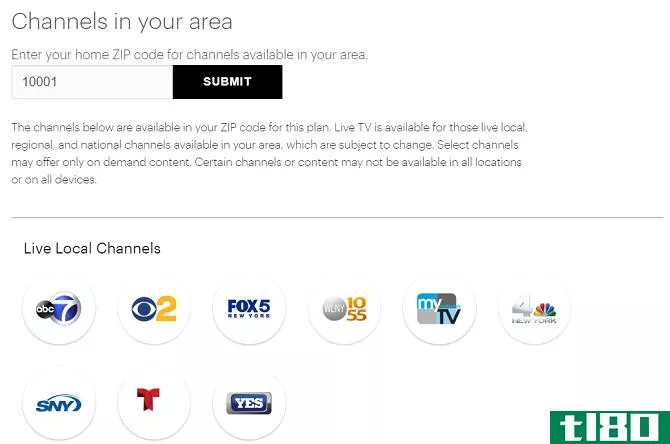 hulu watch local TV channels list