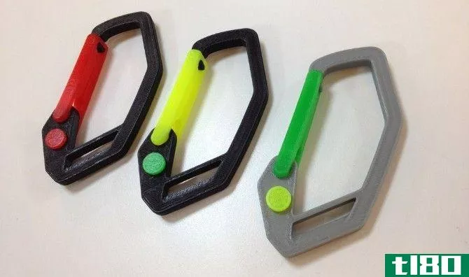 The strong flex door carabiner is an excellent and strong multi-purpose tool you can print at home