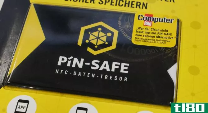 PIN-SAFE NFC data safe