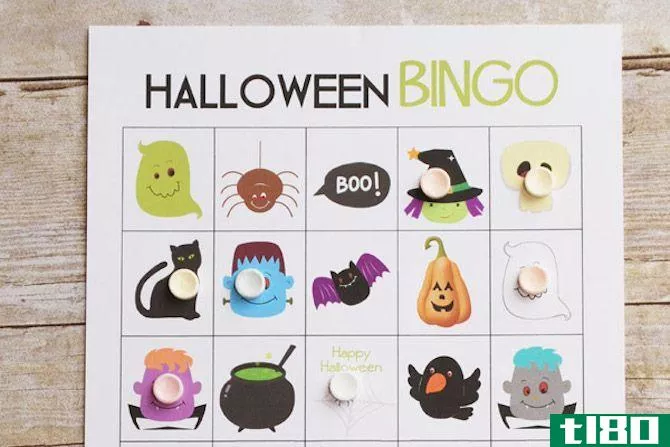 Halloween Printables -- Bingo Cards