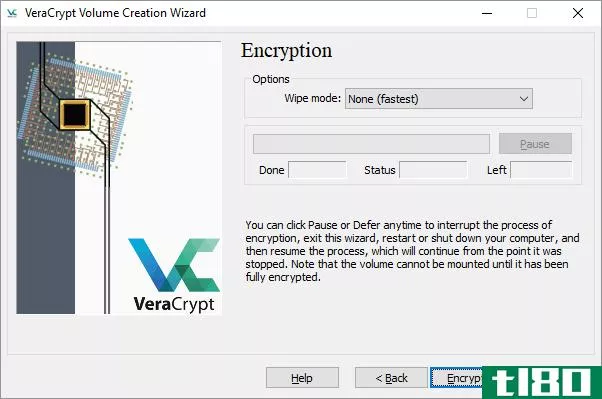 VeraCrypt Launch Encryption