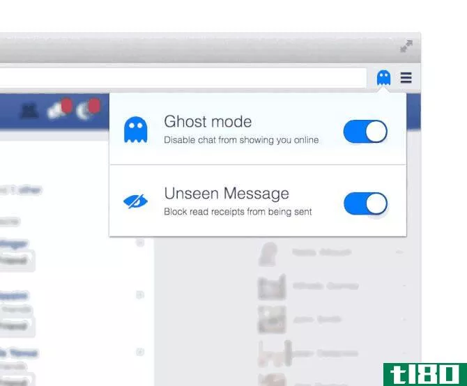 ghost for chat chrome facebook