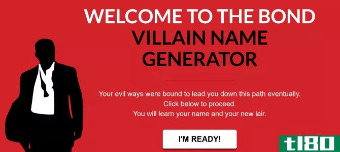 James Bond villain name generator