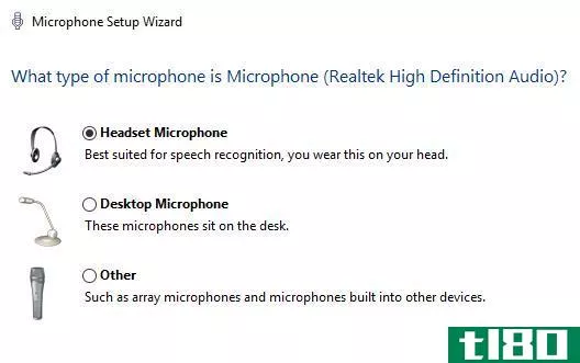 windows 10 speech recognition set up microphone