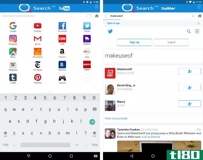 Search Alternatives Android -- Smart Search Browser