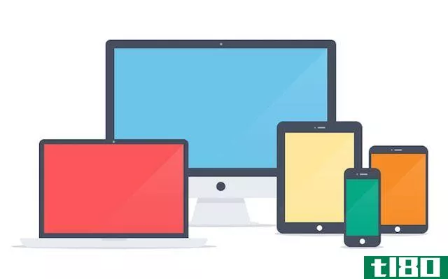 Apple Devices Flat Graphic Example Template