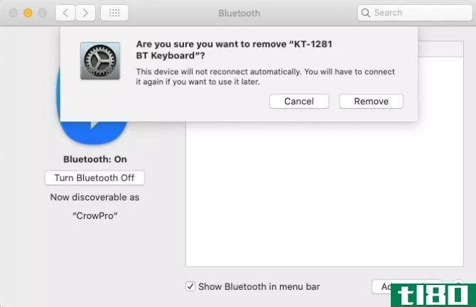 Removing and re-adding Bluetooth devices on macOS