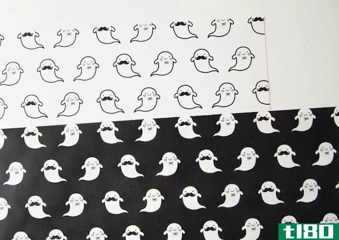 Halloween Printables -- Ghouls Wrapping Paper