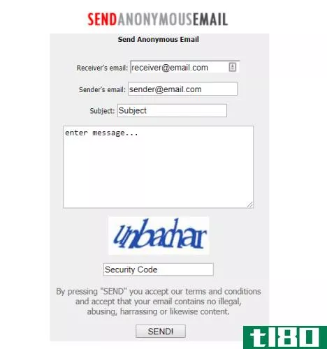 send anonymous email fake email