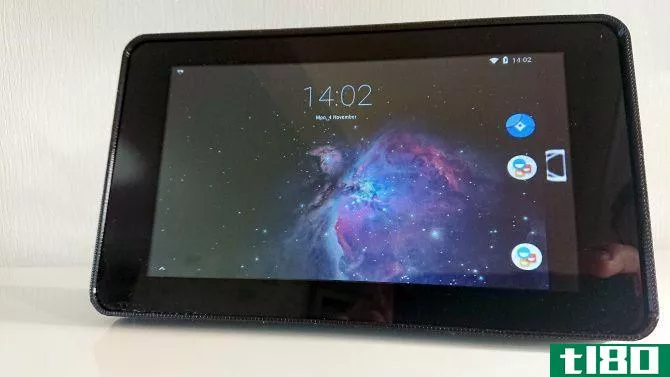 Raspberry Pi Android tablet home screen
