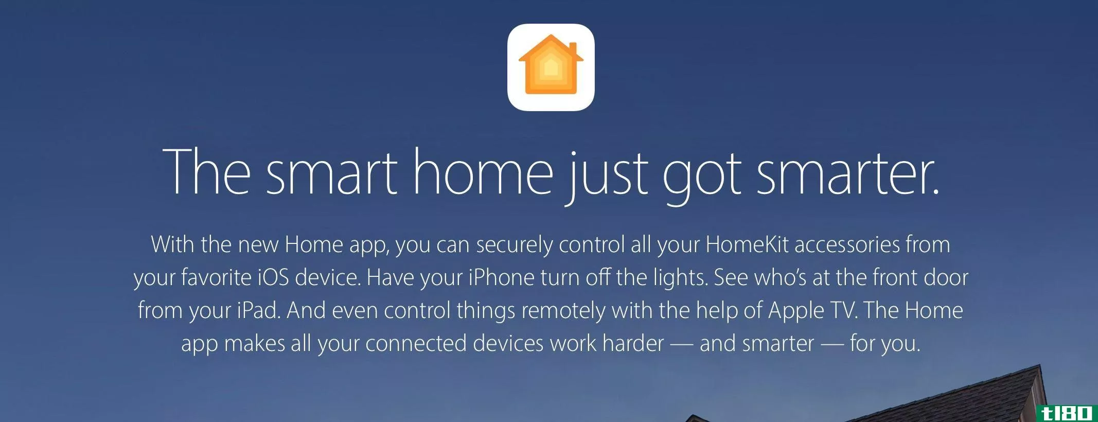 Apple HomeKit Web Page Promo