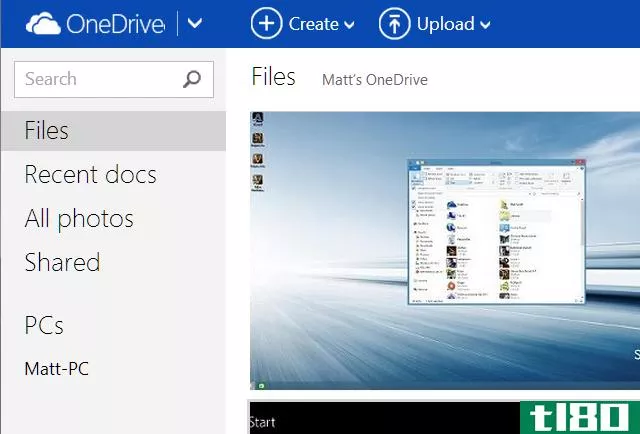 This is a screen capture of one of the best the Windows programs called OneDrive