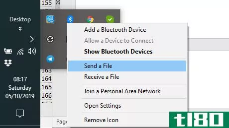 No Wi-Fi Direct? Send a file with Bluetooth instead
