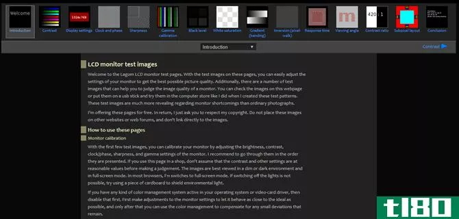 Online monitor calibration with The Lagom LCD Monitor Test Pages