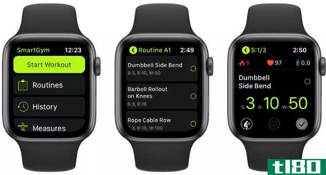 SmartGym Apple Watch Workouts App