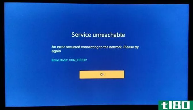 The CDN_Error on Amazon Prime Video 