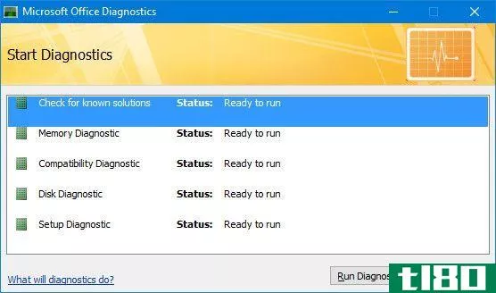 Microsoft Office Diagnostics