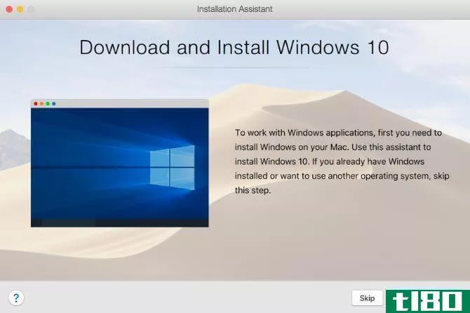 Parallels can download Windows 10 for you