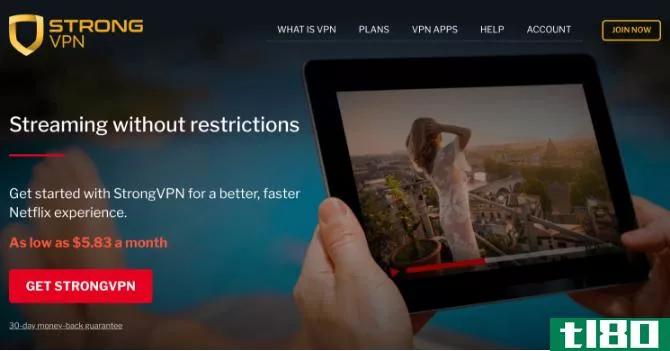 Strong VPN is the best VPN to access Netflix USA, UK, and Canada