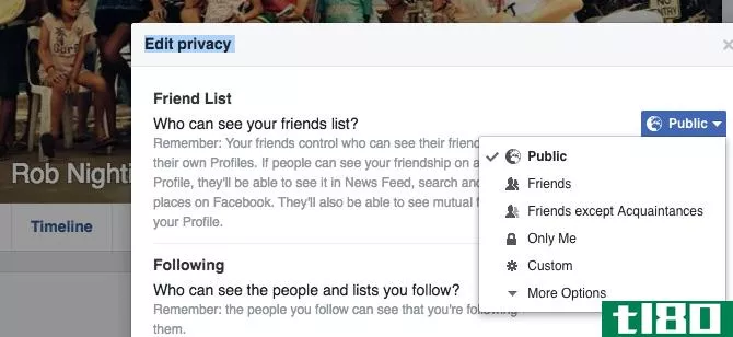 Facebook Tricks and Features -- Private Friends List