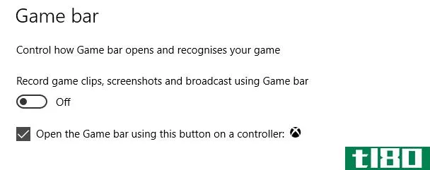 Disable the Xbox Game Bar 