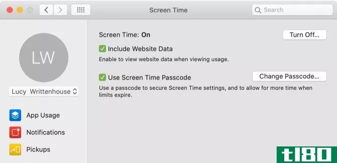 Screen Time Opti*** on Mac