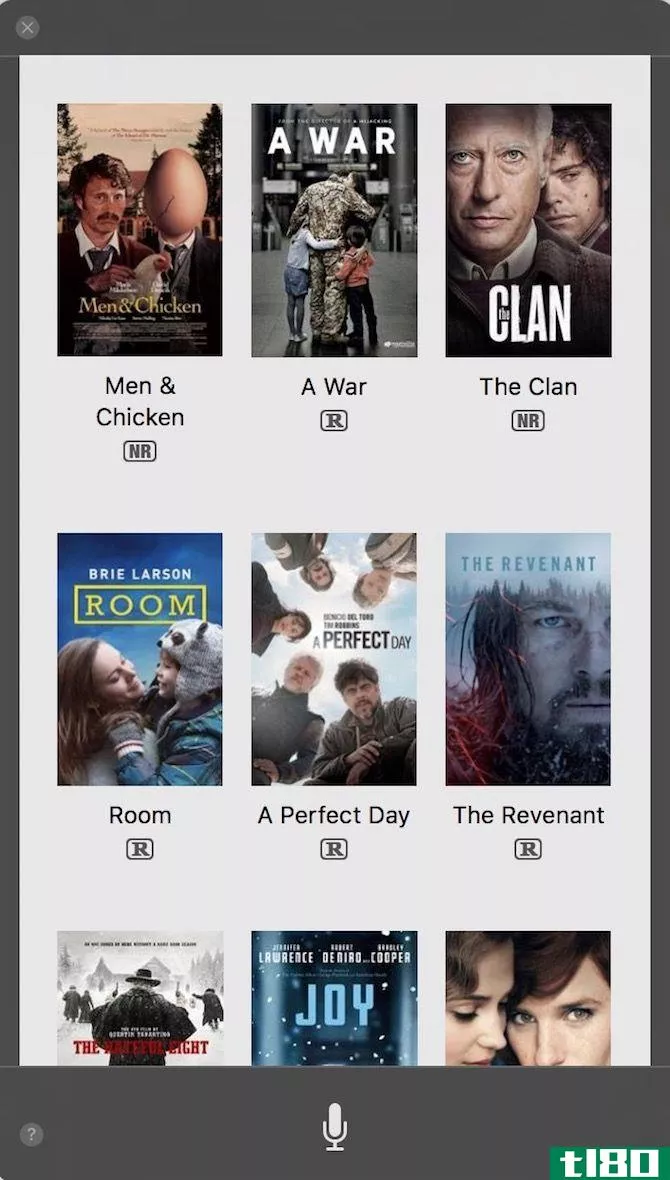 Siri Find Cinema Movies Playing