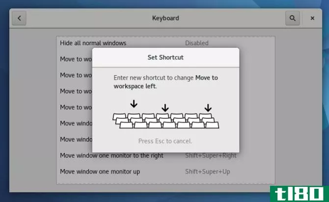 new fedora 25 keyboard settings