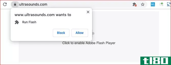 click to play flash content in google chrome